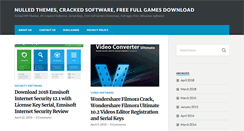 Desktop Screenshot of nulledthemes.com